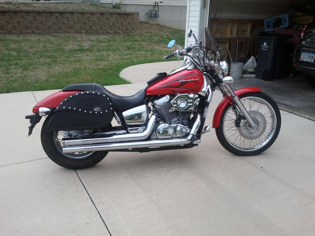 2007 honda shadow spirit 750 saddlebags