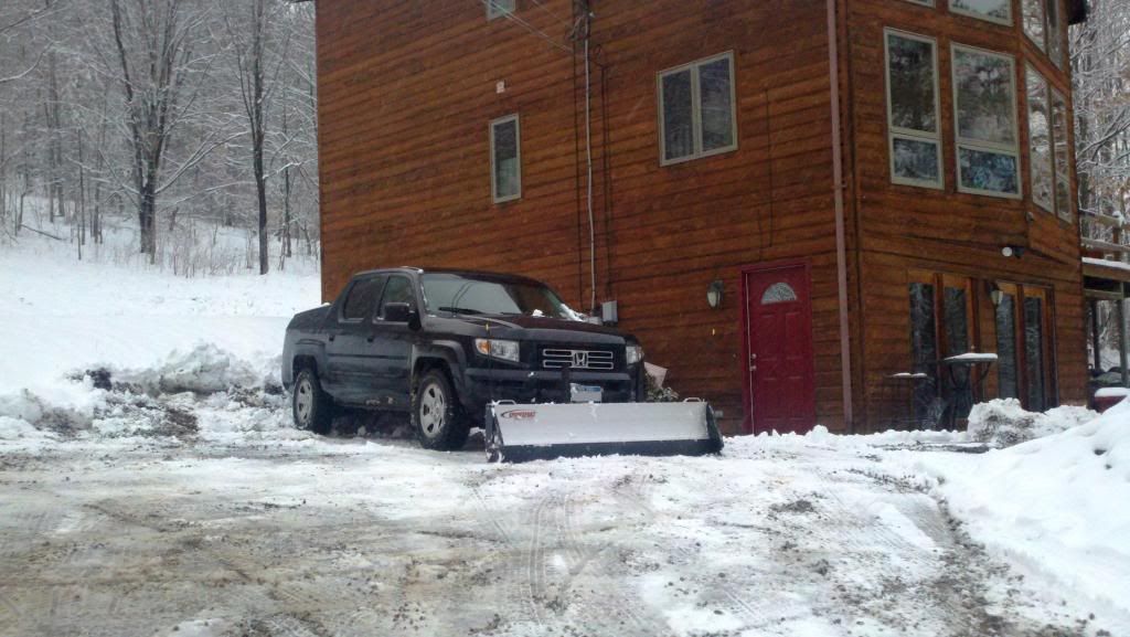 plowing snow Honda Ridgeline Owners Club Forums