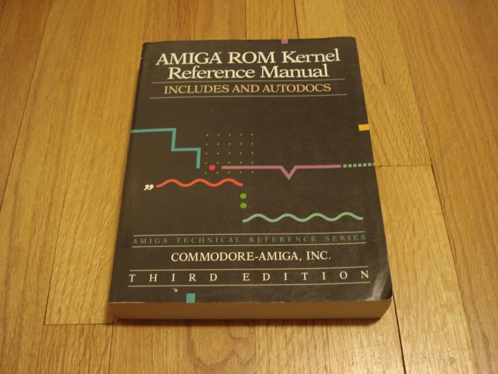 3rd Edition Amiga ROM Kernel Reference: Includes & Autodocs 1000-page manual.  $25. Click here to view the original image of 693x520px.