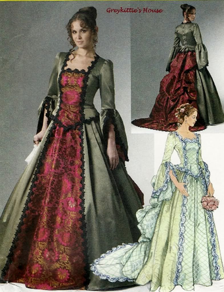 6097 Spanish Gown Costume Sewing Pattern Photo by greykittie Photobucket