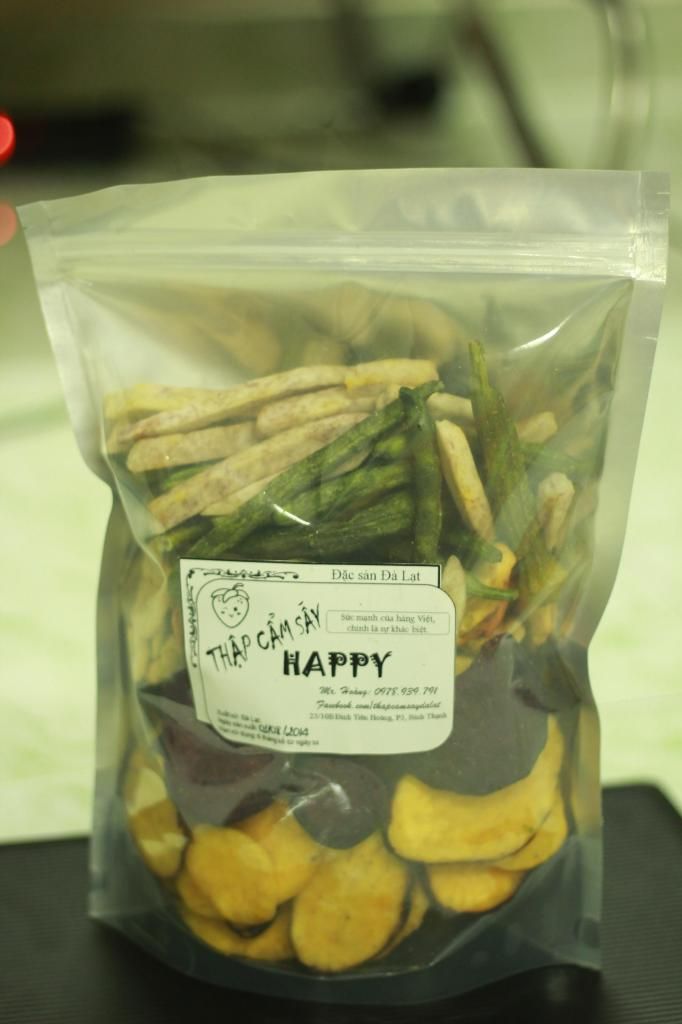 đặc sản đà lạt - thập cẩm sấy happy giòn rùm rụm, ngon chảy ke, mại zô mại zô - 3