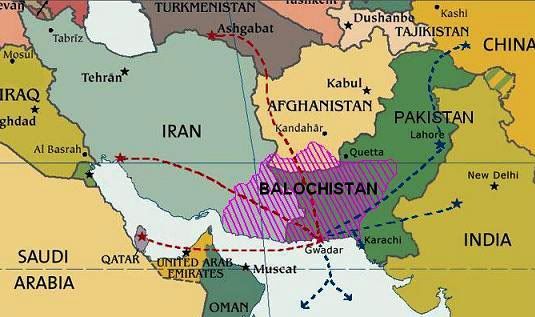 map of balochistan map of balochistan