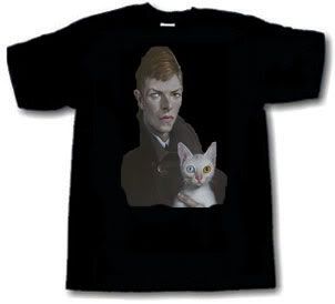 David Bowie - Bowie & Cat Drawing