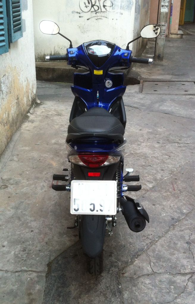 Galaxy 110 xanh, like new, ĐK cuối T7/2014 (hình thật) - 3