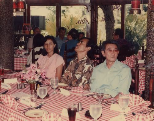 HUT KPI Ke-4 1986, anya Damayanti, Bambang Soebendo dan Nichlany Sudirdjo di Pondok Putri Duyung, 4 Januari 1986, HUT Ke-4 Klub Perpustakaan Indonesia