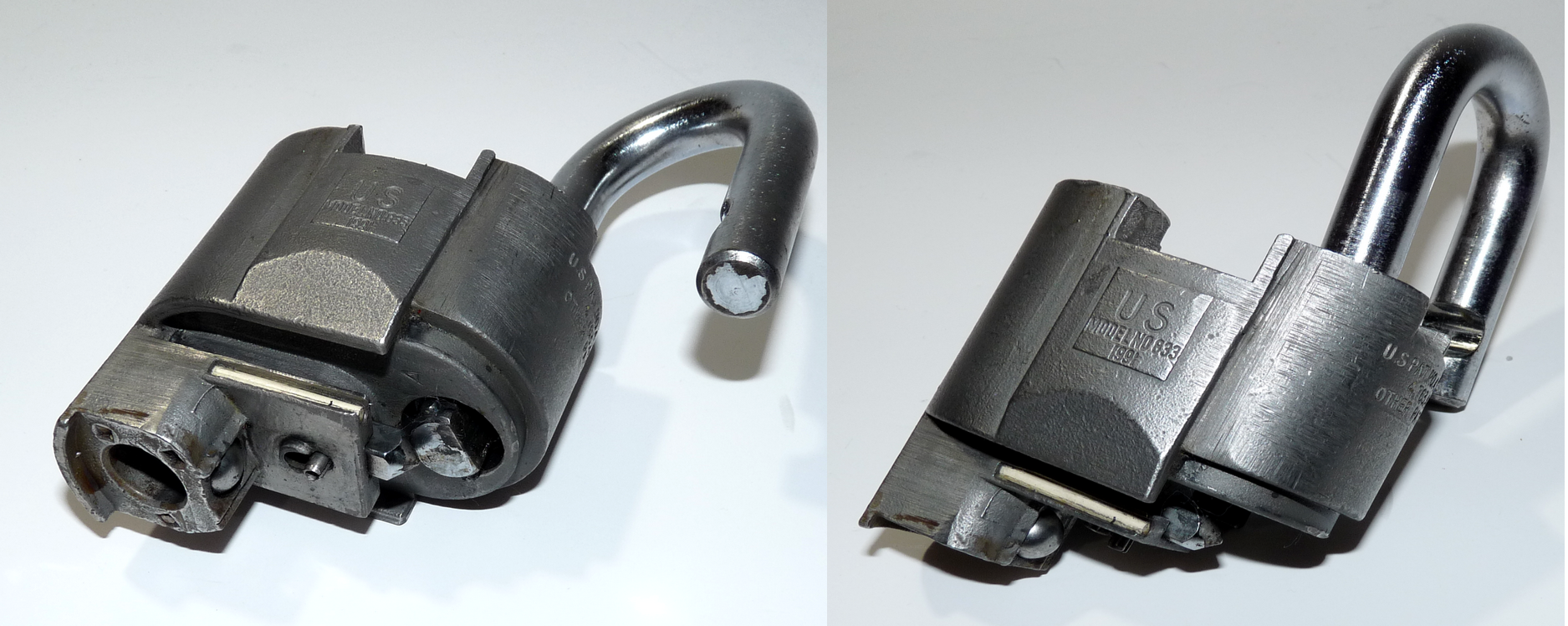 Sargent & Greenleaf 833C High Security Military Padlock Operator/Control Key eBay