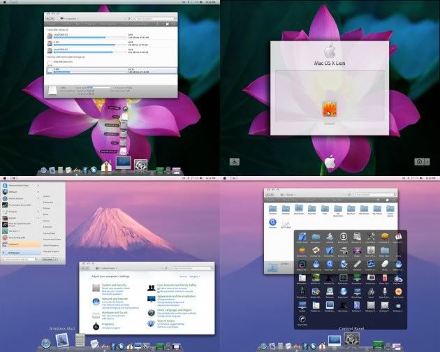WINDOWS COMO MAC OS windows como mac os:
