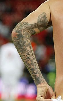 Beckham Left Tattoo on Beckham Left Arm Tattoo Lilz Eu Tattoo De