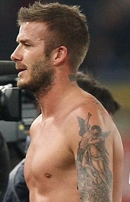 Beckham   Tattoo on David Beckham     The Right Arm And Forearm Tattoos