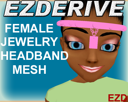 EZDerive Female Jewelry Headband Mesh