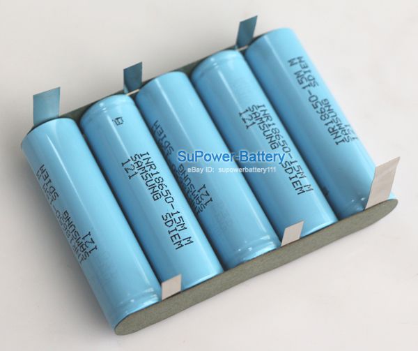  Lithium ion 18V 1.5Ah Battery Samsung 18650 Battery Pack 18 Volt