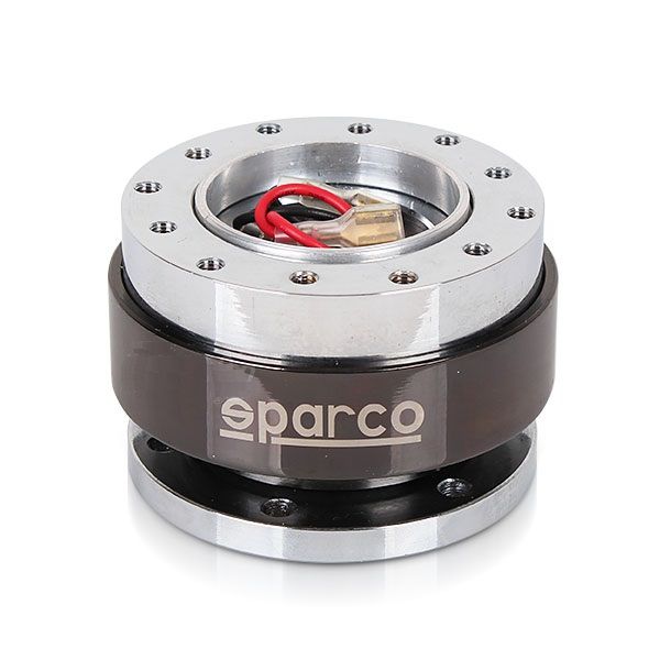 New SPARCO Black Steering Wheel Quick Release Snap Off Boss Kit fit