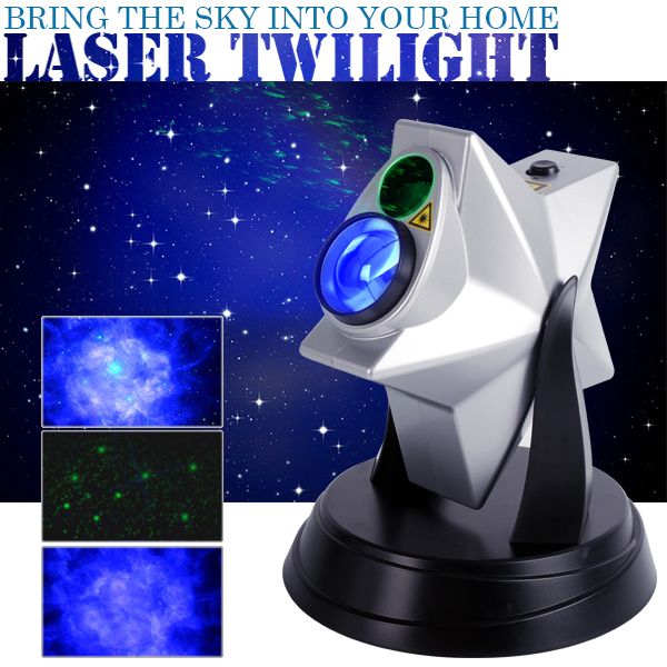 2017 Laser Star Cosmos Twilight Projector Galaxy Projection Night Light