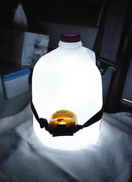 Milk Jug Lantern
