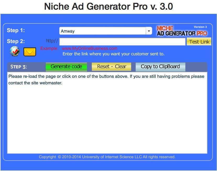 Niche Ad Generator