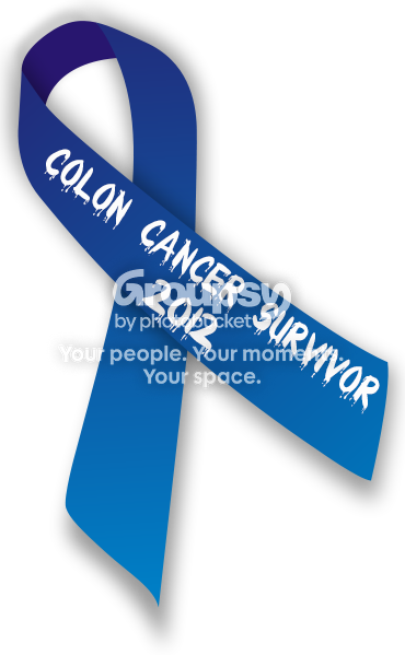 Official Colon Cancer Blue Ribbon