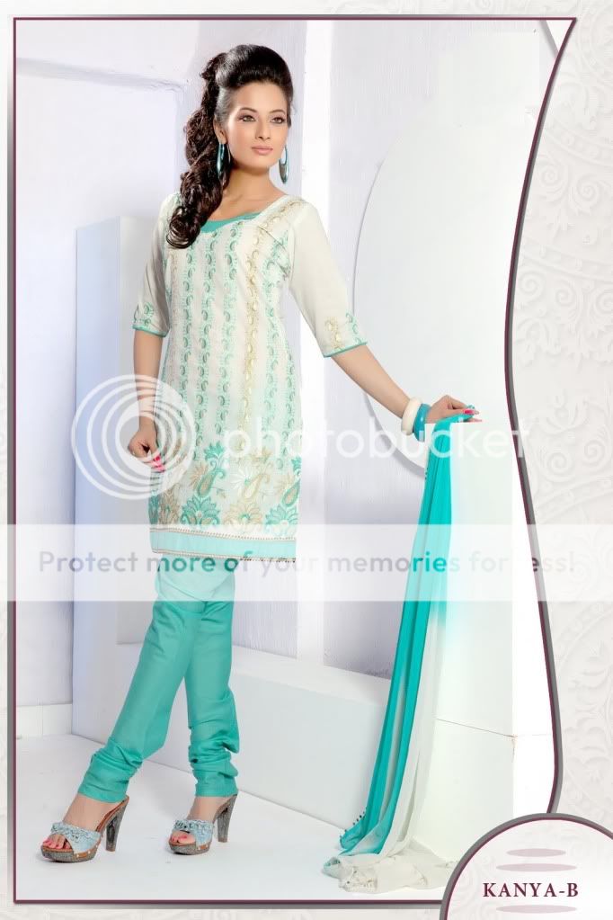 Indian Party Dress Material Designer Pakistani Salwar Kameez Churidar 