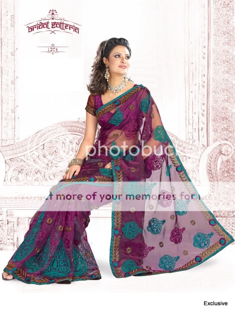   Bollywood Indian Designer Saree Wedding Bridal sari Party Sarees Dress