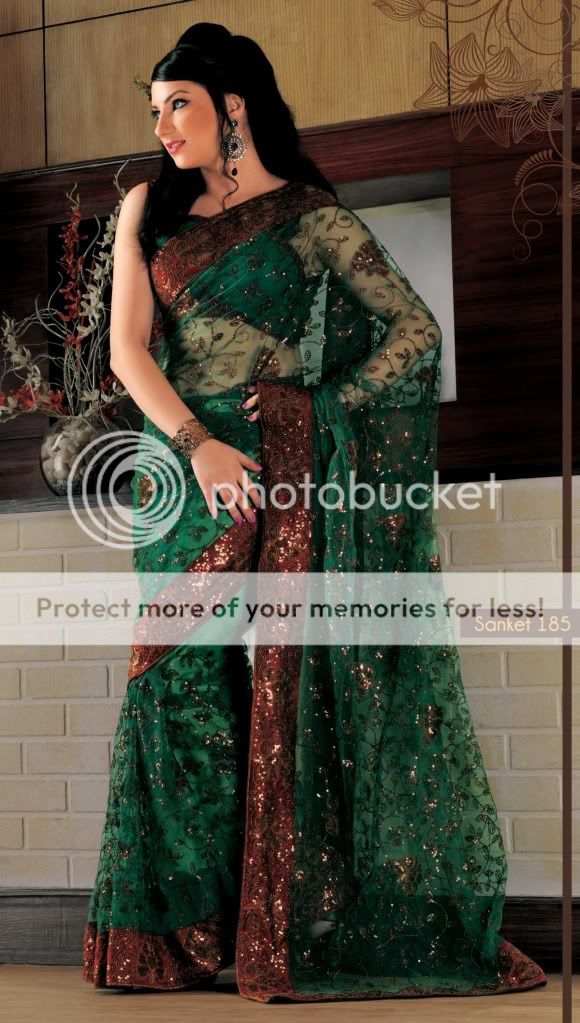 Indian Saree Bollywood Designer Bridal Wedding Sari  