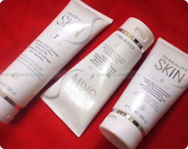 Herbalife SKIN review - Polishing Citrus Cleanser, Purifying Mint Clay Mask, Instant Reveal Berry Scrub