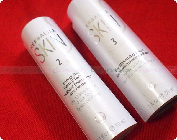 Herbalife SKIN review - Energizing Herbal Toner and Line Minimizing Serum