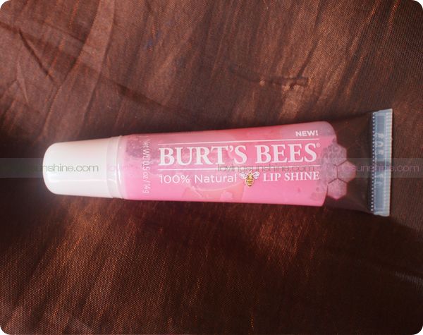 Burt's Bees Lip Shine Wink 030 swatch review beauty blog philippines LovingSunshine Kumiko Mae 1