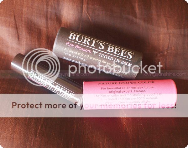 Burt's Bees Tinted Lip Balm Pink Blossom swatch review beauty blog philippines LovingSunshine Kumiko Mae 3