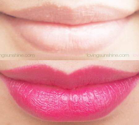 Colour Collection lipstick swatch Raspberry red Kumiko Mae beauty blog philippines