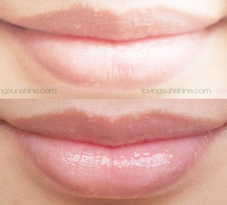 Burt's Bees Lip Shine Wink 030 swatch review beauty blog philippines LovingSunshine Kumiko Mae