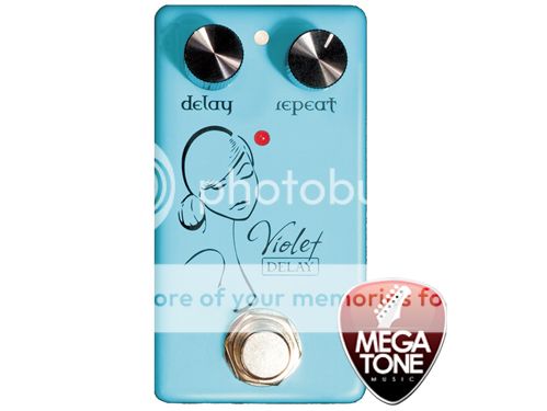 New Red Witch Seven Sisters Violet Delay   Free Pedal Cable  