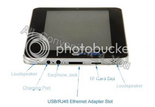 inch 4GB 512M Google Android 2.2 Tablet PC MID Notebook WiFi Epad 