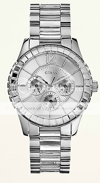 AUTHENTIC GUESS Transparent Facets Watch U15085L1 WRIST WEAR.NWT 