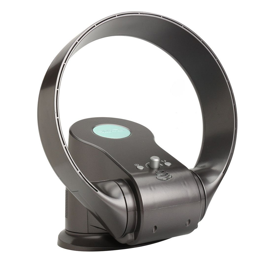 UK SK Air Condition Bladeless Fan Shake Cooling Remote Control Wall