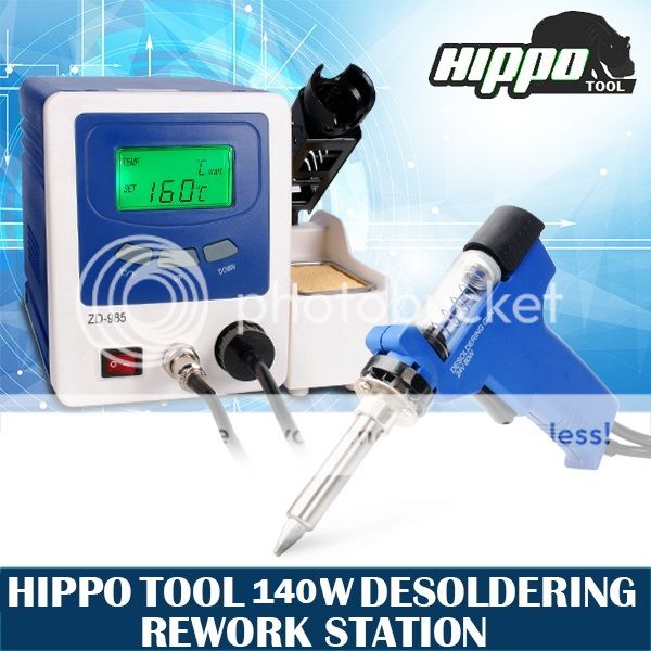 Desoldering Station 140W Temperature controlled Vacuum Suction de