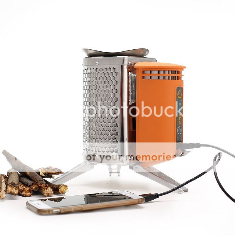 All in 1 Wood Burner Camping Cooker Stove USB Charger Campstove Boiler